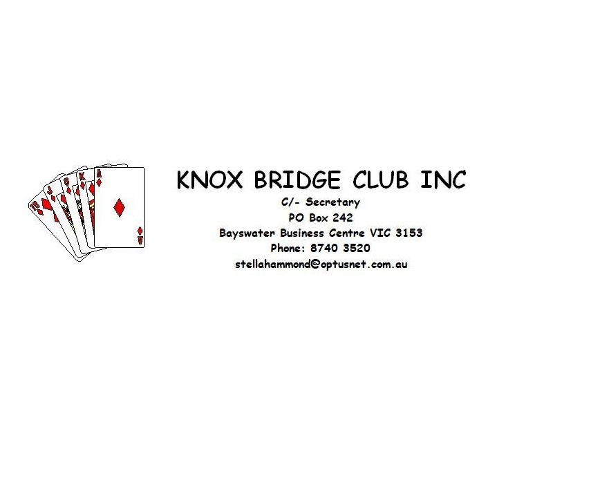 Knox Bridge Club Inc Logo